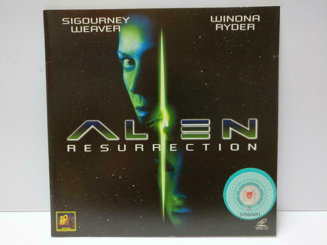 Horror Movie Alien Resurrection Sigourney Weaver Singapore Video 2x VCD CDS569