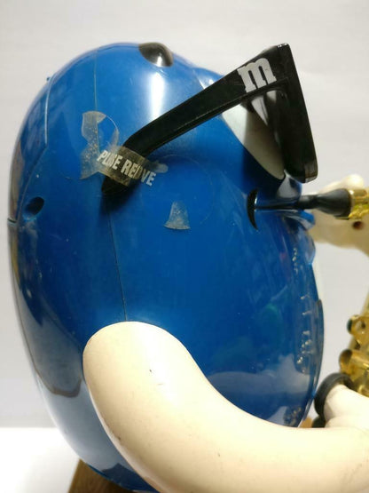 M&M's M&M Chocolate Blue Sunglasses Saxophone Candy Dispenser No Box (A2182) *5