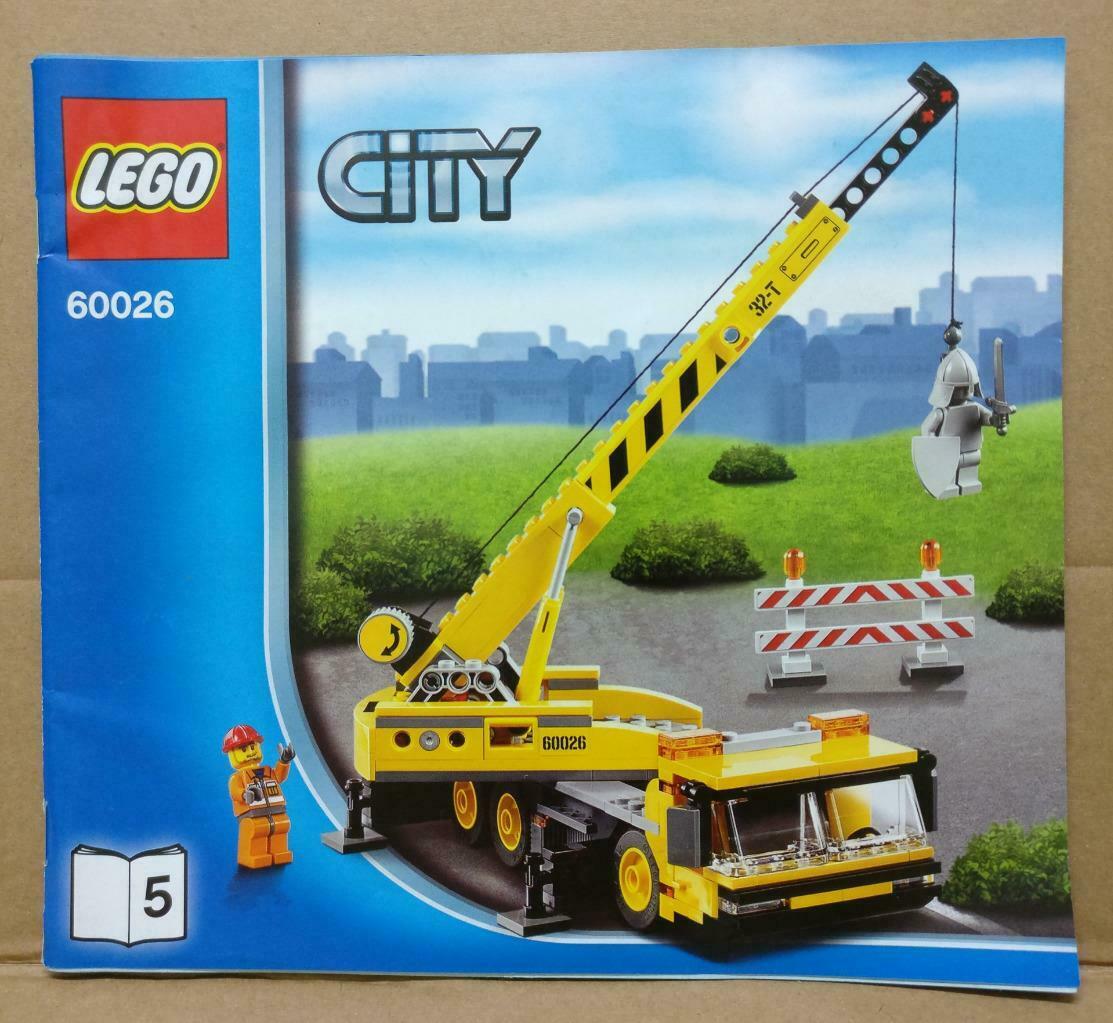 LEGO No. 60026 (5) City Manual Instructions Catalog Booklet (LG042)