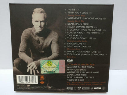 LK888 STING Sacred Love 2004 Mega Rare Singapore CD + DVD (06024) (CD529)