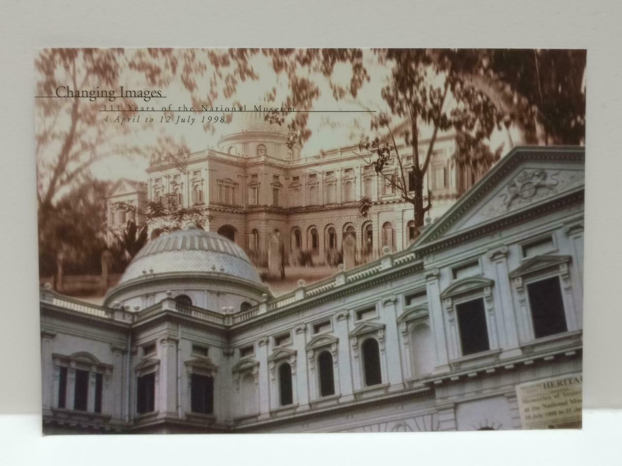 LUCKYPIGEON888 National Museum Building Whalebone Singapore Ad Postcard (E0239)