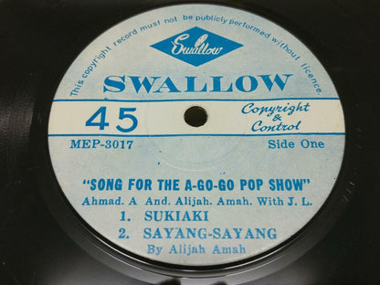 Malay Ahmad B & Alijah Aman Sukiaki Engkau-lah Saja A Go Go Singapore EP EP343