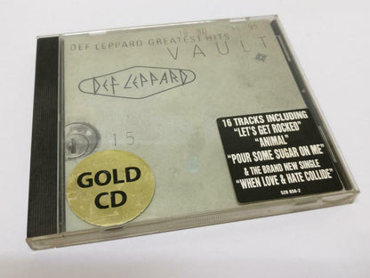 Def Leppard Vault 1995 Rare Malaysia Gold CD  (CD485)