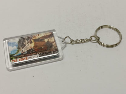 LP888 Vintage Thailand The Death Railway Train Fireworks Keychain Keyring F/S (B805)