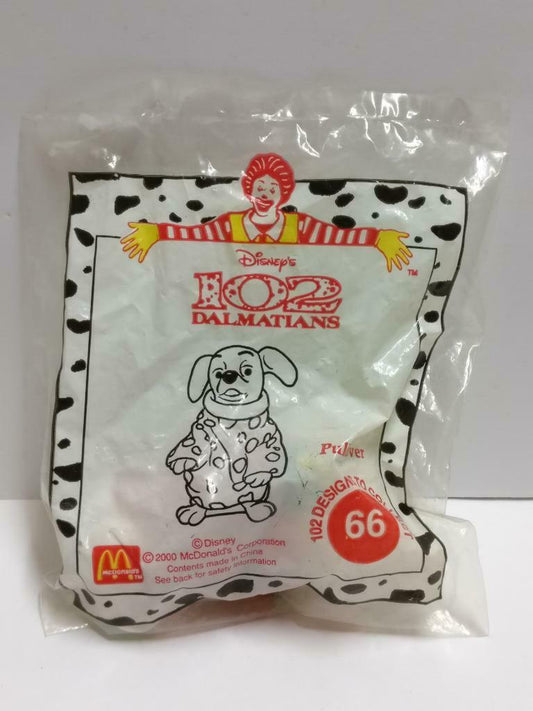 McDonald's Disney 102 Dalmatians Dog Pullover 2000 Malaysia Toy F/S (PTY180)