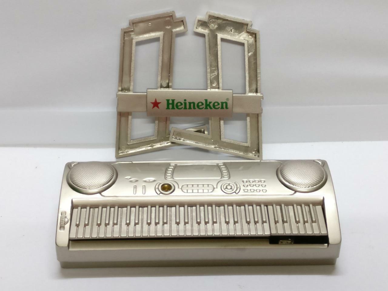 Mega Rare Singapore Heineken Beer Keyboard Model Lighter Unused In Box (A2138)