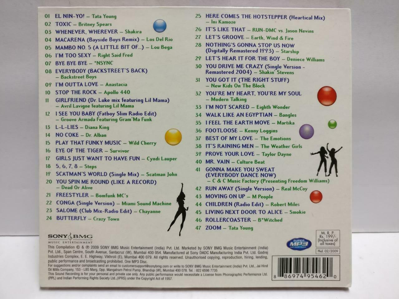 Various Artists Just Dance Modern Talking Earth, Wind & Fire MP3 India CD CD961