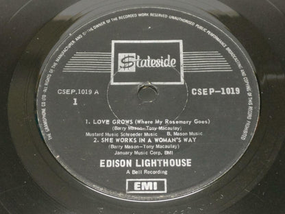 Edison Lighthouse Love Grows Rare Stateside EMI Singapore 7" EP (EP058)