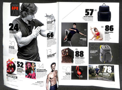 Singapore Men's Health Magazine Macho Man Beefcake Mark Wahlberg Aaron Kwok M045