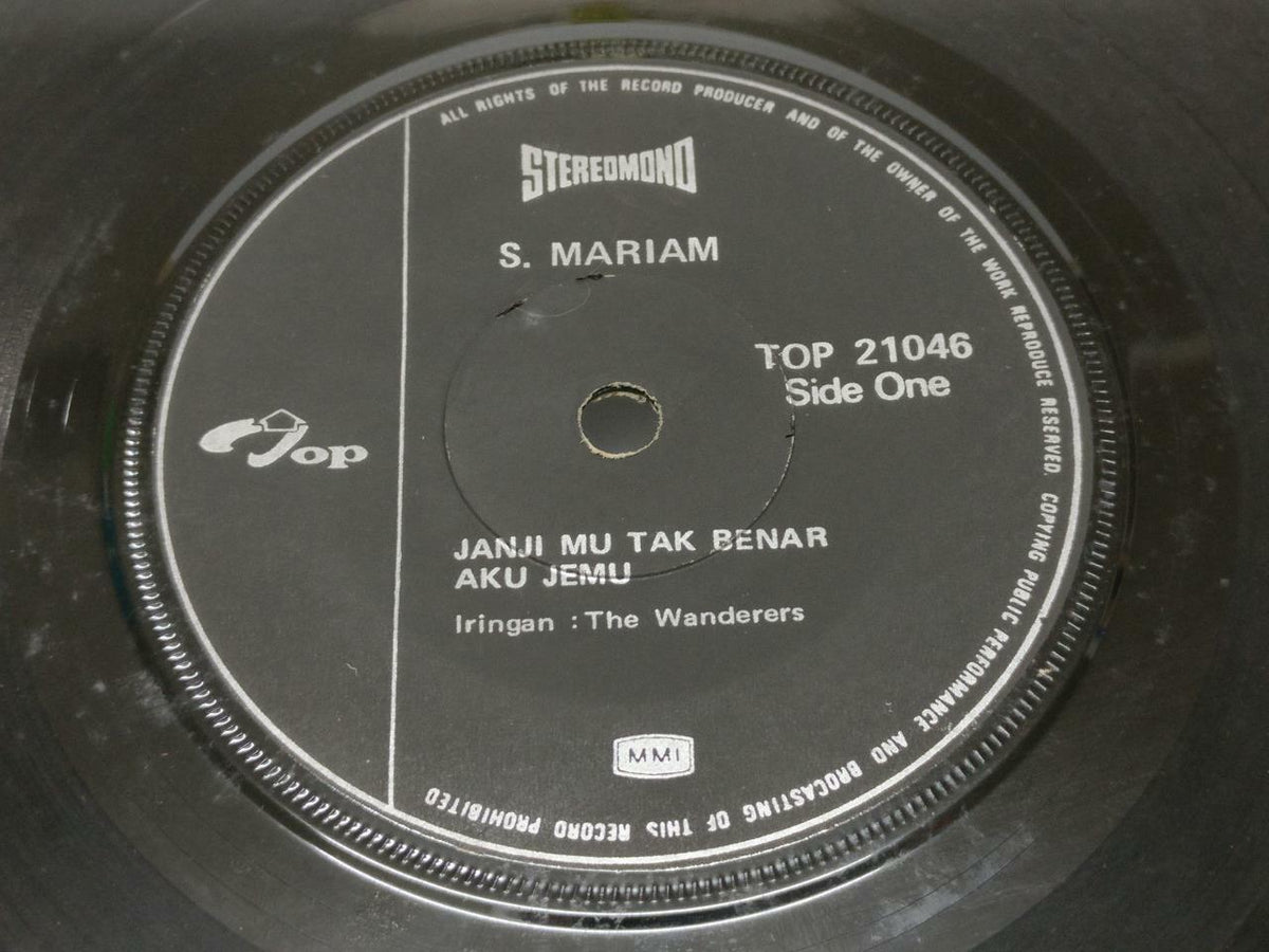 Malay S.Mariam & The Wanderers Psych Garage Rare Malaysia 7" EP 45 RPM (EP352)