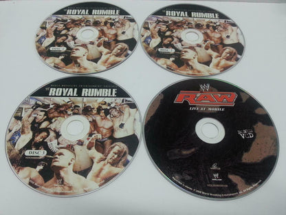 WWE WWF Wrestling Royal Rumble 2008 Singapore Only 4x VCD Video CD OOP (A840)