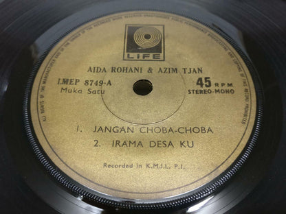 Malay Aida Rohani & Azim Tjan Jangan Choba Choba Irama Desa Ku 7" EP (EP333)