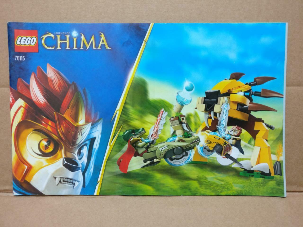 LEGO No. 70115 Chima Manual Instructions Catalog Booklet (LG038)