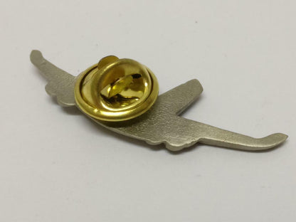 Vintage Rare SIA Singapore Airlines Aeroplane Silver Tone Metal Pin Badge A1851