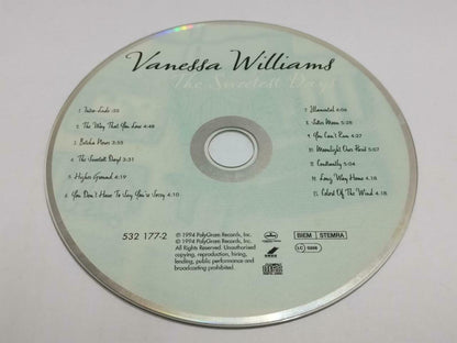 Vanessa Williams The Sweetest Days 1994 Rare Germany English CD (CDS201)