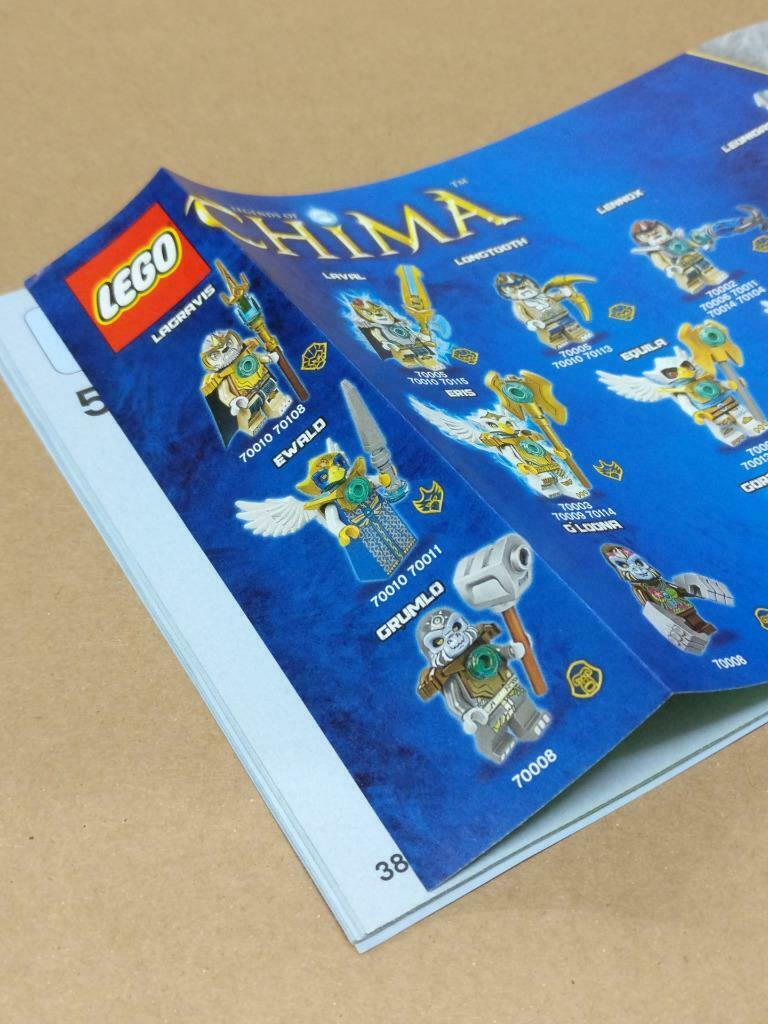LEGO No. 70007 Chima Manual Instructions Catalog Booklet (LG037)