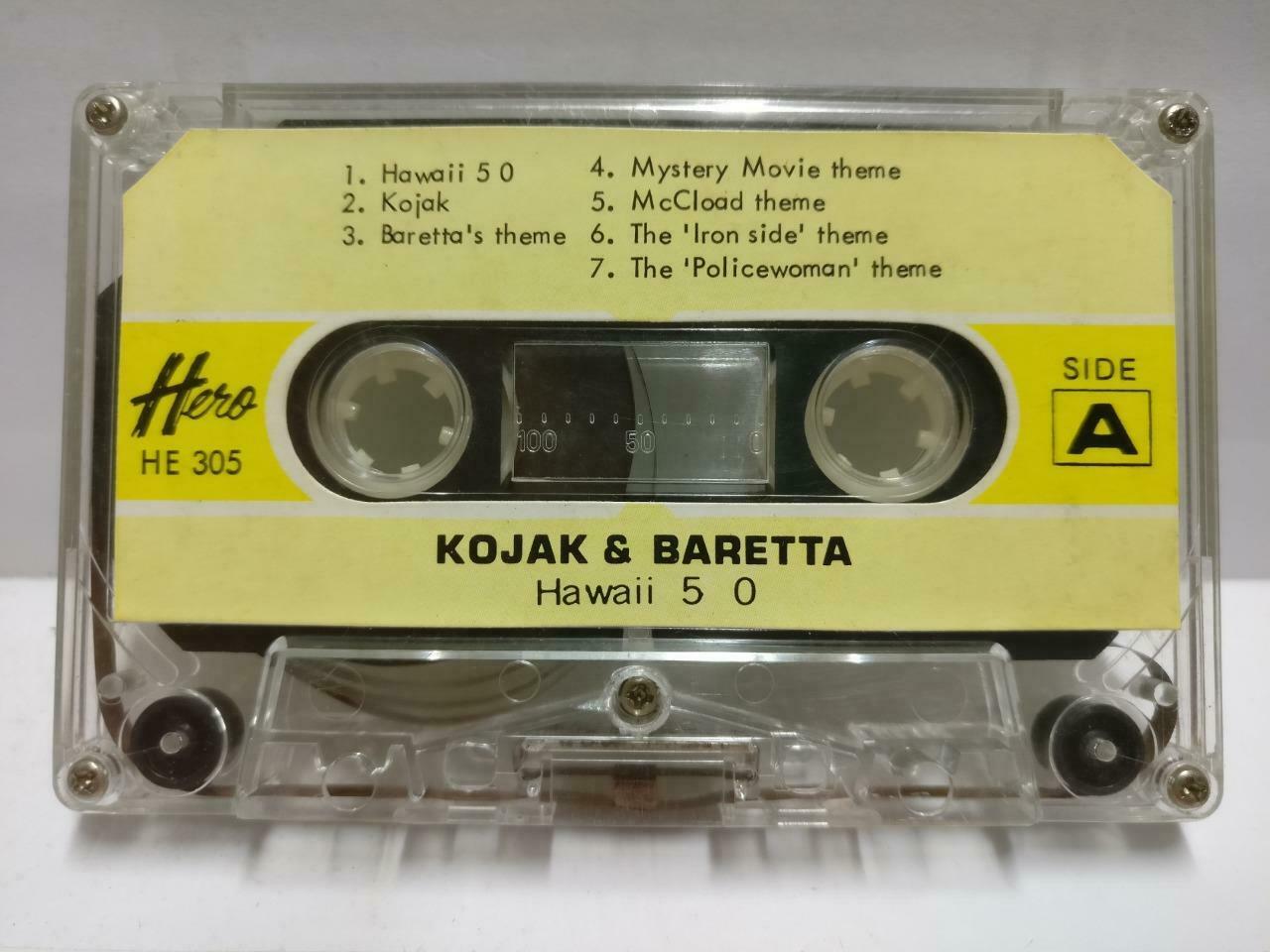 Kojak & Baretta Hawaii Five O 5-O Mega Rare Singapore Japanese Cassette CT565