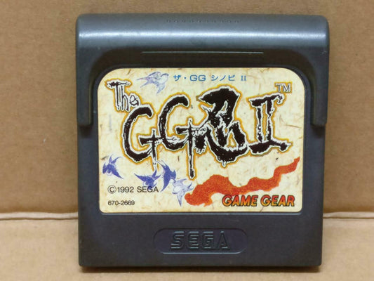 SEGA 1992 Game Gear THE GG SHINOBI II  2 Japan Game Cartridge (A1931)