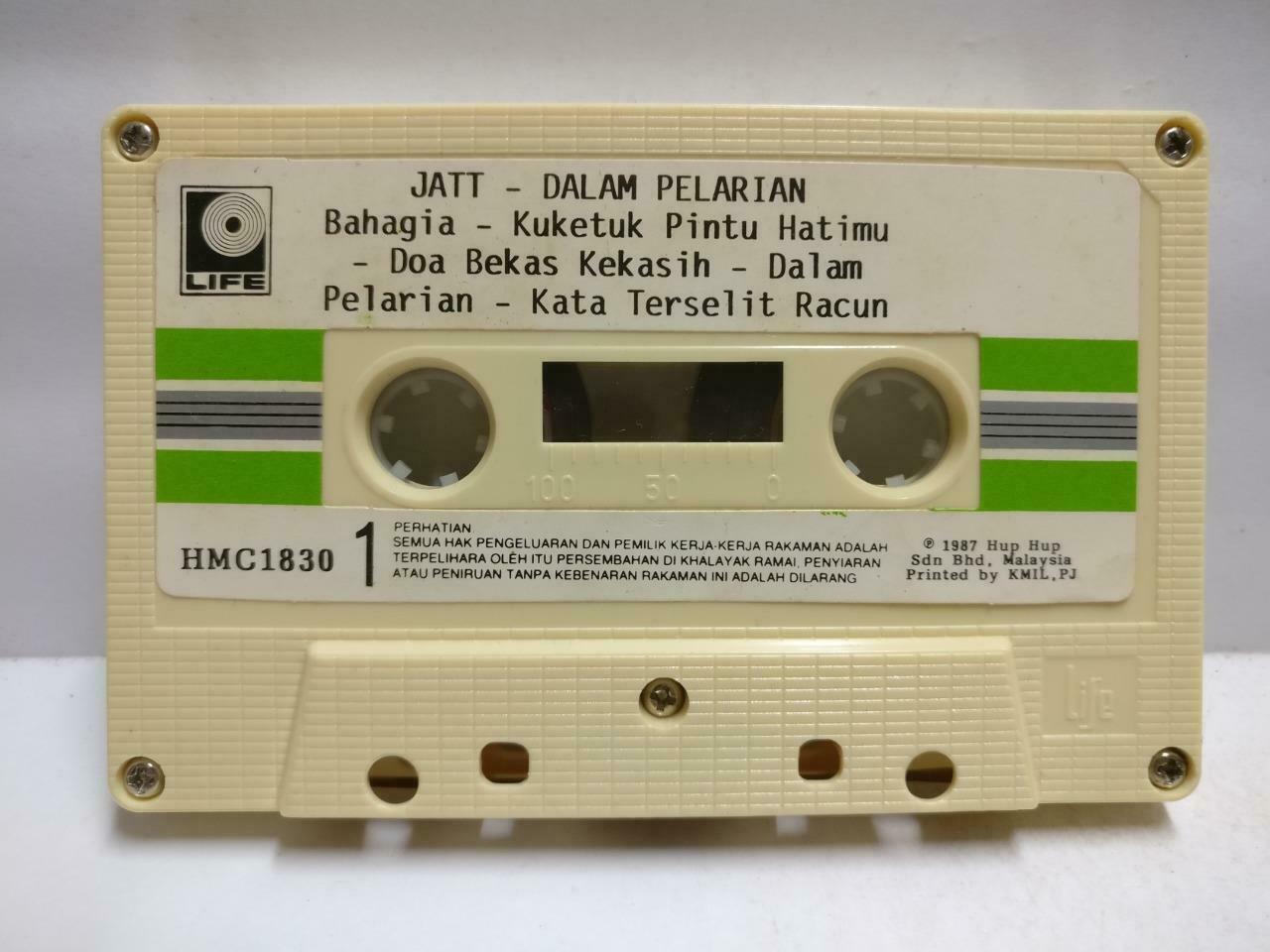 Malay Rock Jatt Dalam Pelarian 1987 Rare Life Malaysia Melayu Cassette CT729