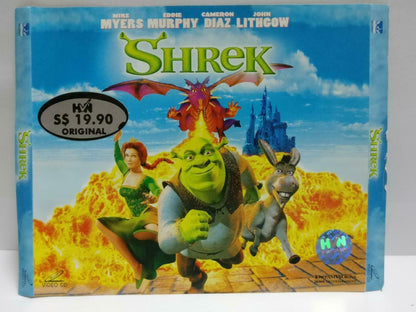 Cartoon Animated Movie Shrek Rare Singapore Video CD 2x VCD (CDS063)