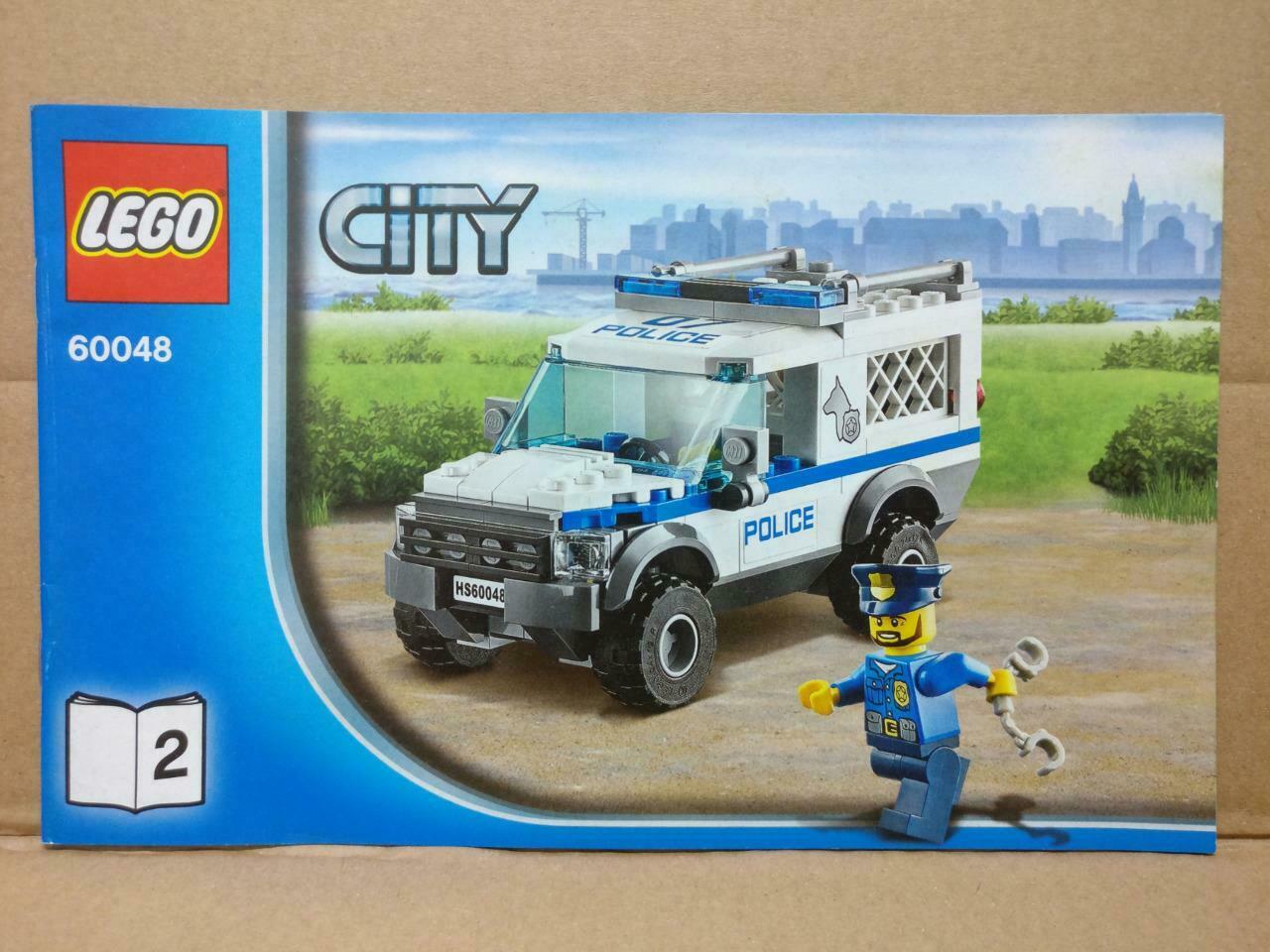 LEGO No. 60048 (2) City Police Manual Instructions Catalog Booklet (LG018)