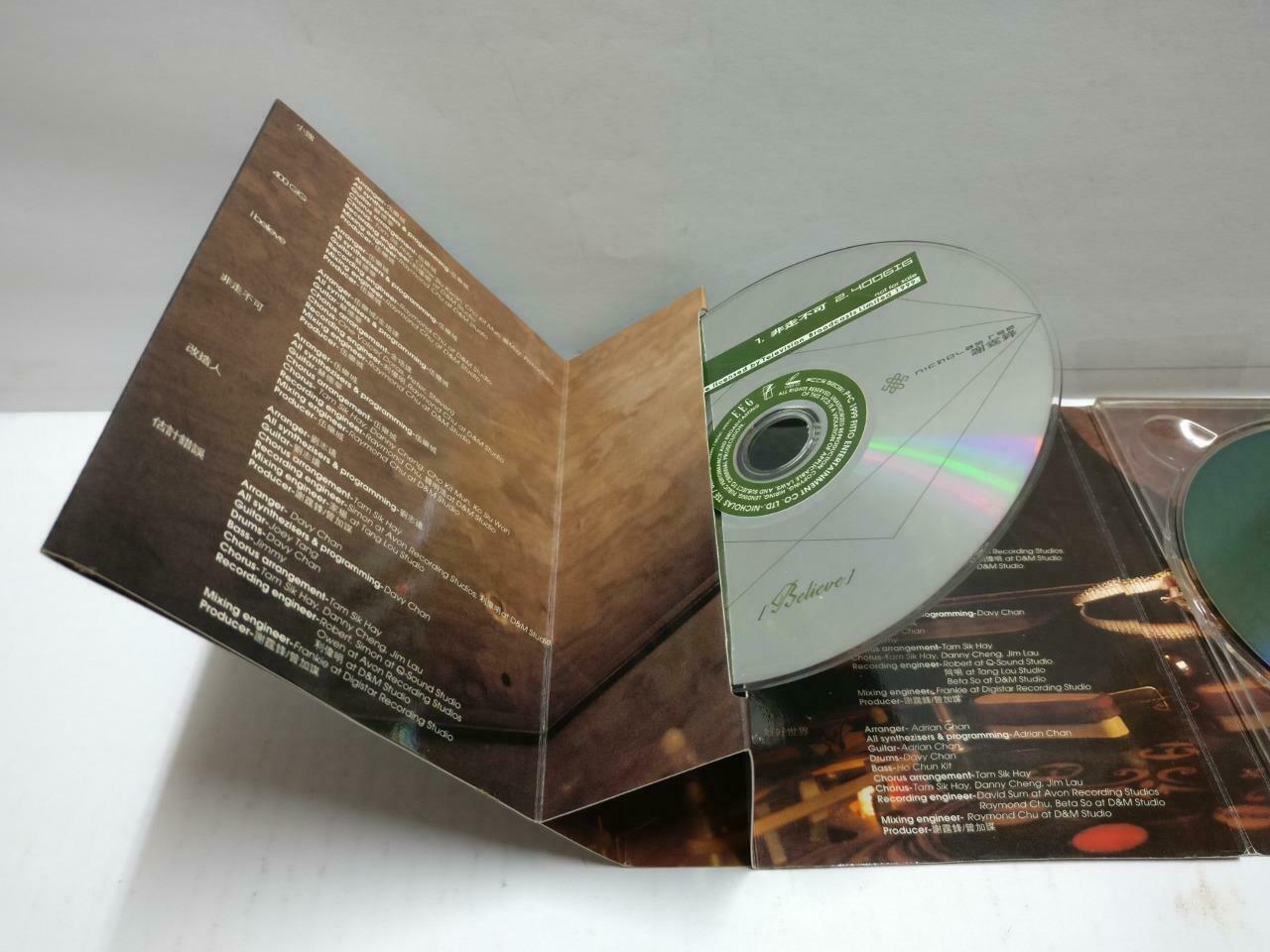 Hong Kong Nicholas Tse 谢霆锋 Believe1999 Chinese CD + Bonus Video VCD (CD783)