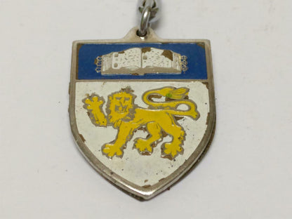 LP888 Rare 1977 University Of Singapore Sports Metal Lion Keychain Keyring F/S (B666)
