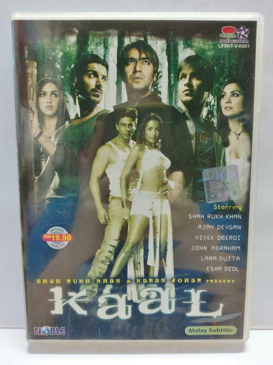 India Bollywood Movie Kaal Shah Rukh Khan 2005 Malaysia Video CD 2x VCD CD981