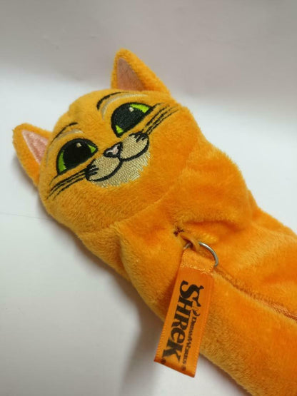 Singapore Airlines SIA Shrek Puss in Boots Cat Pencil Case Pouch F/S (PTY090)