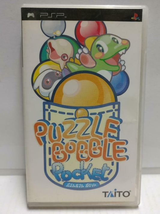 PSP Taito Puzzle Bobble Pocket 2004 With Booklet Japan Game Disc (GA338)