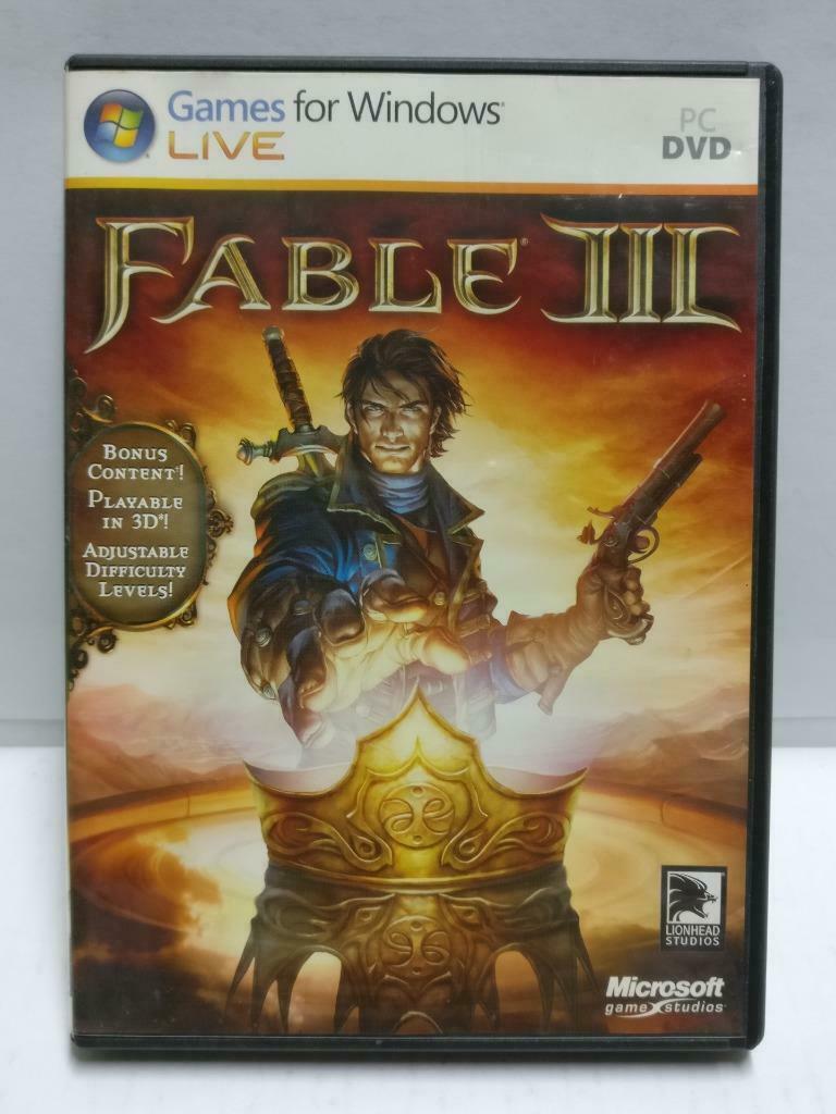 Fable 3 With Booklet 2011 Singapore PC DVD Game (GA319)