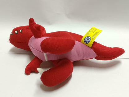 Cute T-Rex Red Dinosaur Stuffed Animal 5" Plush Soft Toy F/S (PTY049)