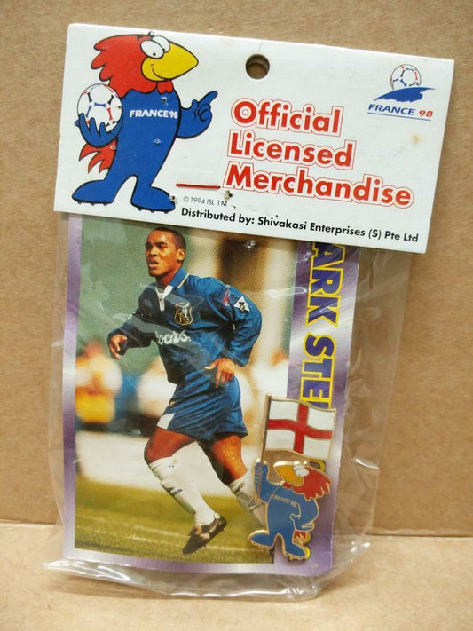 Rare Sealed Footix France 1998 FIFA World Cup Mascot Singapore Pin Badge (A1363)
