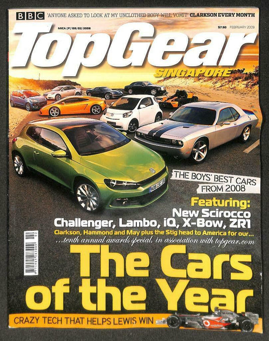 BBC Top Gear Singapore Car Magazine Lambo Porsches BMW Mercedes Volvo Honda M076