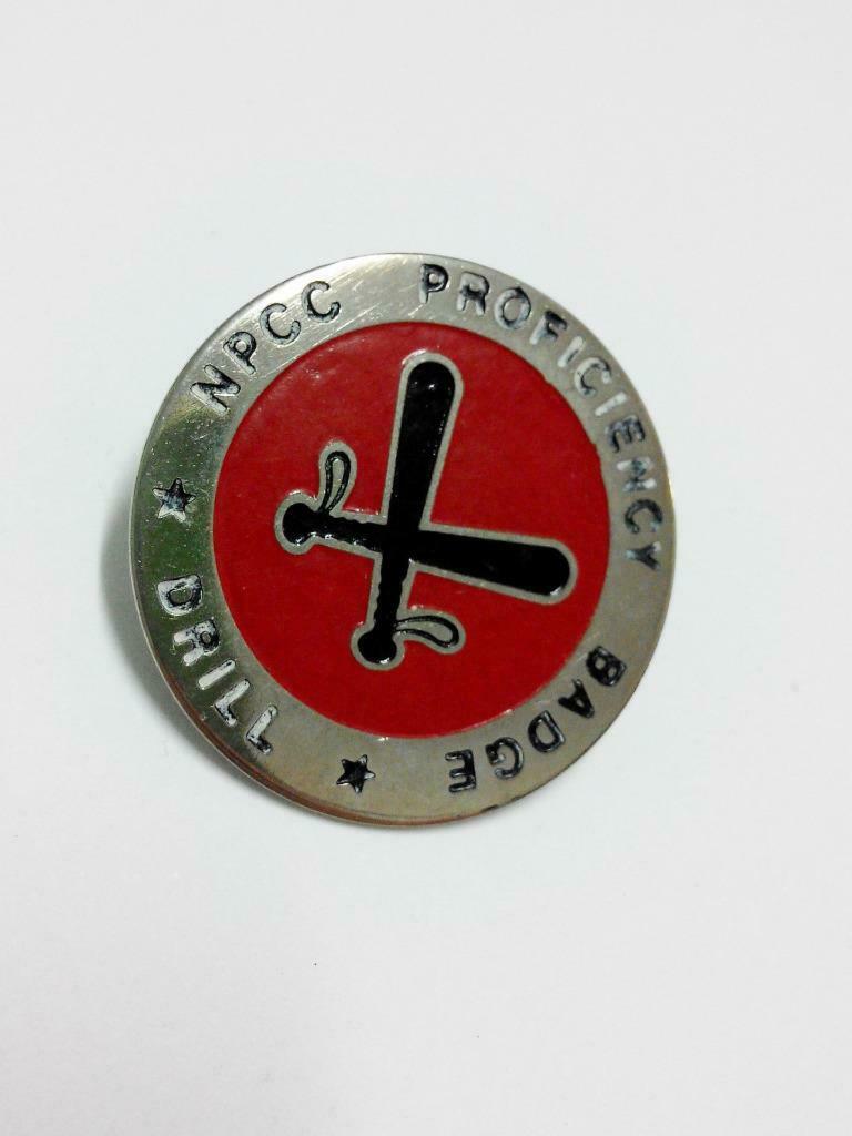 Rare Vintage Singapore NPCC Proficiency Drill Pin Badge F/S (B334)