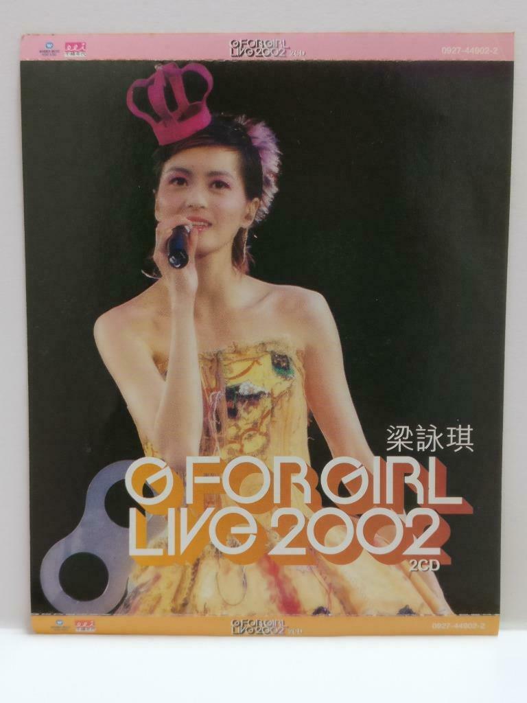 Hong Kong Gigi Leung 梁咏琪 梁詠琪 G For Girl 2002 Live Chinese 2x CD CDS417