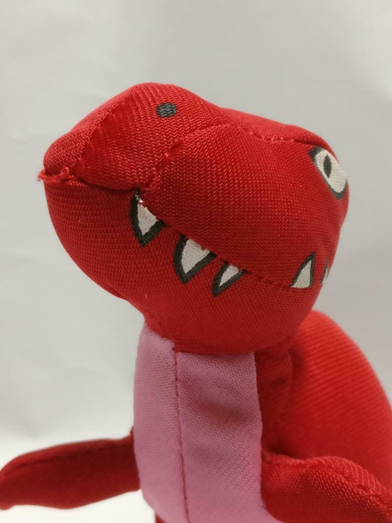 Cute T-Rex Red Dinosaur Stuffed Animal 5" Plush Soft Toy F/S (PTY049)