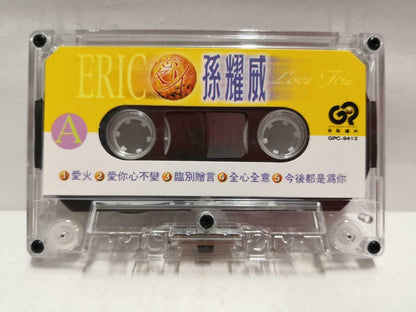 Hong Kong Eric Suen 孙耀威 磁带 卡带 爱火 情愿一个人 Rare Singapore Chinese Cassette CT663