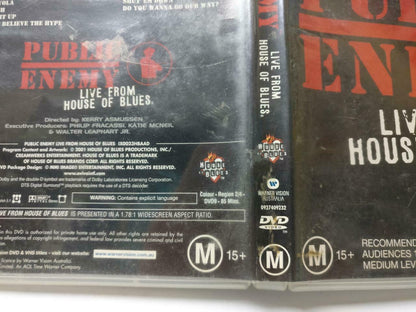 Public Enemy Live From House Of Blues U.S. Poison Tour Australia DVD (CD851)