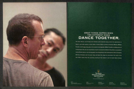 2003 Rolex Watch William Forsythe Magazine Advertisement Print Ad x 2 (P962)