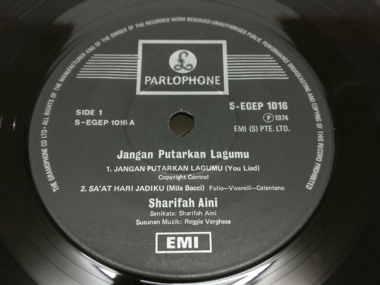 Malay Sharifah Aini Sing Terry Jacks Seasons In The Sun 1974 EMI 7" EP (EP332)