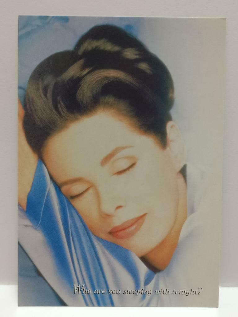 LUCKYPIGEON888 Loreal Revitalift Night Woman Sleep Singapore Postcard Ad E0159)