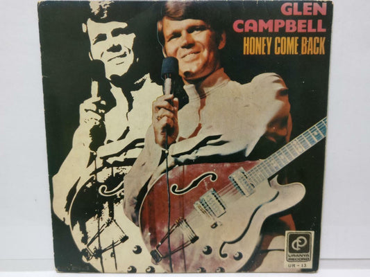 Glen Campbell Honey Come Back Rare Uranya Label Singapore 7" EP (EP084)