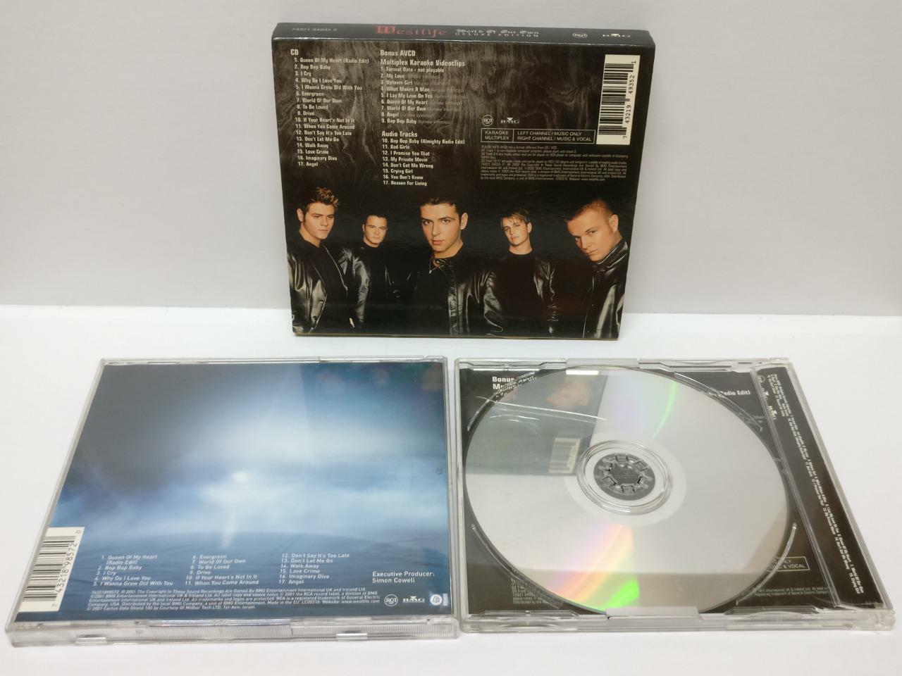LK888 Westlife World Of Our Own 2002 Rare Singapore CD + AVCD (743219) (CD569)