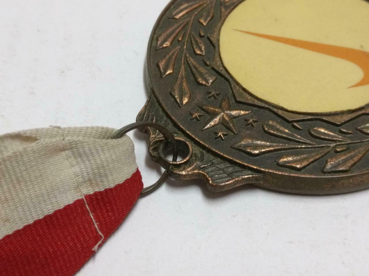 Singapore School Nike 2nd Runners-Up MUPC 04 Medal With Ribbon Strap (C090)