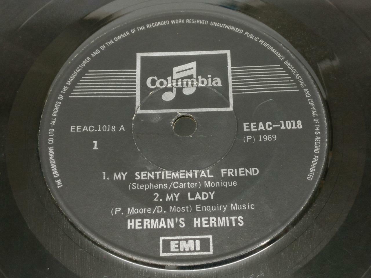 Herman's Hermits Something's Happening 1968 Rare Singapore 7" EP  (EP096)