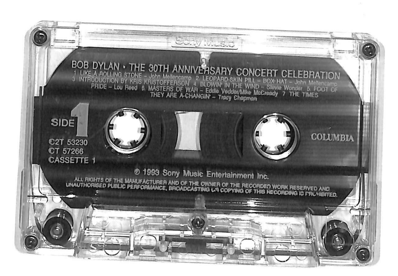 Rare Bob Dylan 30th Anniversary Concert 1993 Malaysia English Cassette CT932