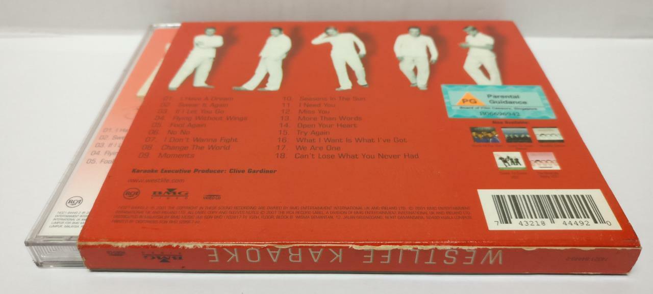 LK888 Westlife Rare 2001 Malaysia Karaoke VCD (743218) (CD381)