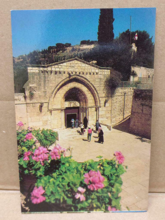 LUCKYPIGEON Church Of The Assumption Israel Jerusalem Postcard (C1895)