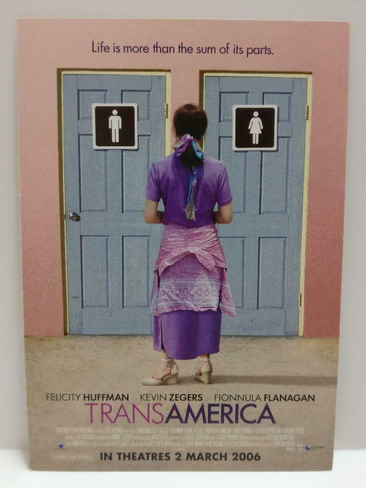 LUCKYPIGEON888 Movie Transamerica Comedy 2006 Singapore Postcard (E0344)